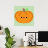 Cute Baby Pumpkin Poster (Thuiskantoor)