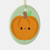 Cute Baby Pumpkin-versiering Keramisch Ornament (Rechts)