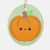Cute Baby Pumpkin-versiering Keramisch Ornament (Links)