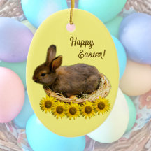 Cute baby rabbit - easter bunny