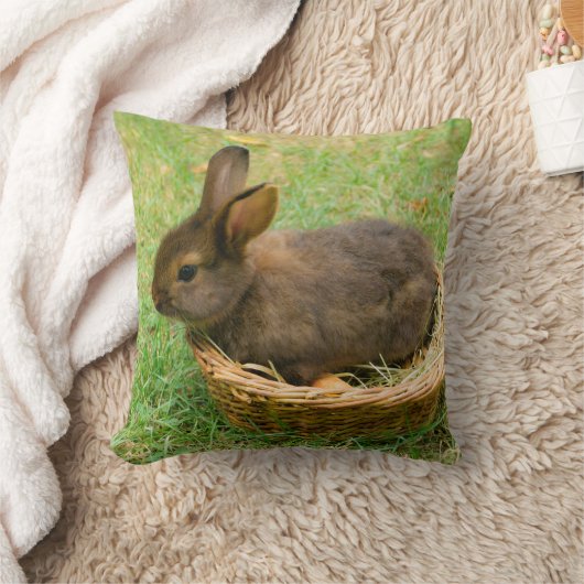 Cute baby rabbit kussen (Deken)