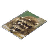 Cute Baby Raccoon Notitieboek (Linkerzijde)