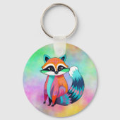 Cute Baby Raccoon Sleutelhanger (Voorkant)