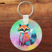 Cute Baby Raccoon Sleutelhanger (Voorkant)