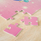 Cute Baby Rainbow Unicorn Legpuzzel (Zijkant)