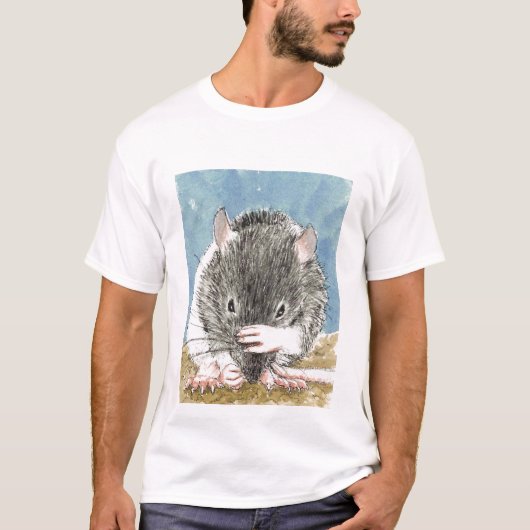 Cute Baby Rat T-shirt (Voorkant)