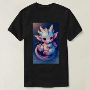 Cute Baby Rave Dragon Japanse Anime Kawaii Kunst 0 T-shirt