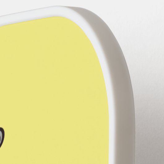 Cute baby rhino cartoon illustratie pickleball paddle (Links Detail)