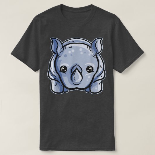Cute Baby Rhino T-shirt (Design voorkant)