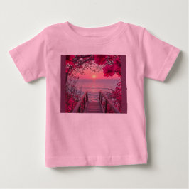 Cute baby roze shirt blended shirt.