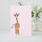 Cute Baby, safari, roze strepen (Staand voorkant)