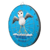 Cute baby sandpiper cartoon illustratie dartbord (Voorkant Rechts)