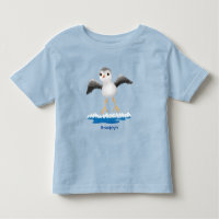 Cute baby sandpiper cartoon illustratie