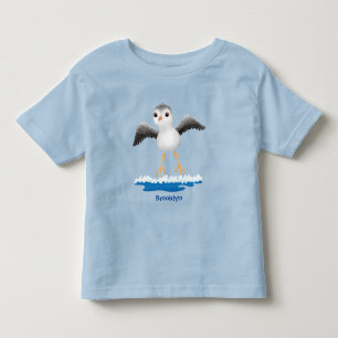 Cute baby sandpiper cartoon illustratie kinder shirts