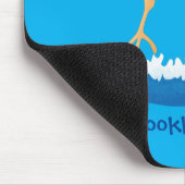 Cute baby sandpiper cartoon illustratie muismat (Hoek)