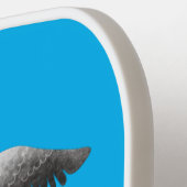 Cute baby sandpiper cartoon illustratie pickleball paddle (Links Detail)