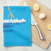 Cute baby sandpiper cartoon illustratie theedoek (Quarter Fold)