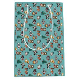 Cute Baby Santa Hat Animals Medium Cadeauzakje