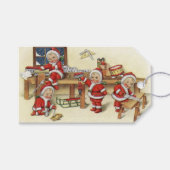 Cute Baby Santa Illustration Cadeaulabel (Voorkant (Horizontaal))