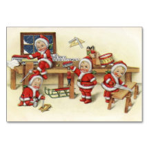 Cute  Baby Santa Illustration