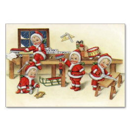 Cute  Baby Santa Illustration Kaart