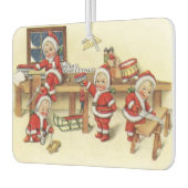 Cute  Baby Santa Illustration Luchtverfrisser (Links)