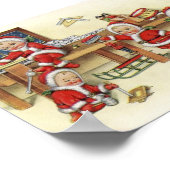 Cute  Baby Santa Illustration Poster (Hoek)