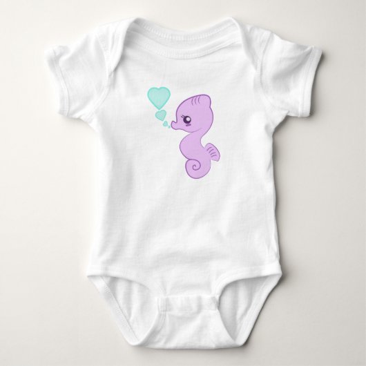 Cute Baby Seahorse creeper Romper (Voorkant)