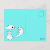 Cute Baby Seal Briefkaart (Achterkant)