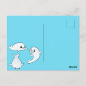 Cute Baby Seal Briefkaart (Achterkant)