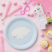 Cute Baby Seal Papieren Bordje (Feest)