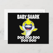 Cute Baby Shark Doo Doo Doo Doo Briefkaart (Voorkant / Achterkant)