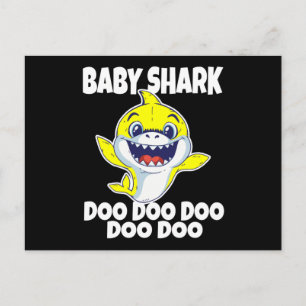 Cute Baby Shark Doo Doo Doo Doo Briefkaart