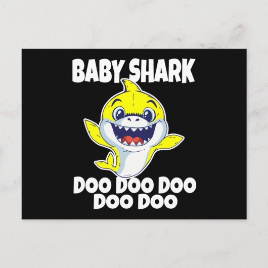 Cute Baby Shark Doo Doo Doo Doo Briefkaart (Voorkant)