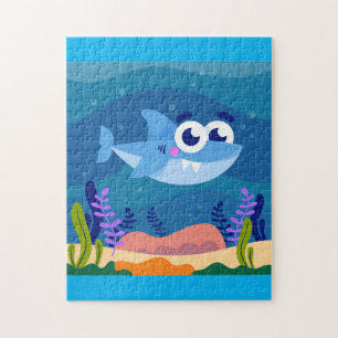 Cute Baby Shark Legpuzzel