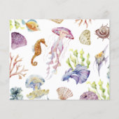 Cute Baby shower Advice Kaart (Achterkant)