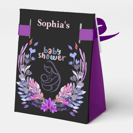 Cute Baby shower Bedankdoosjes (Achterkant)