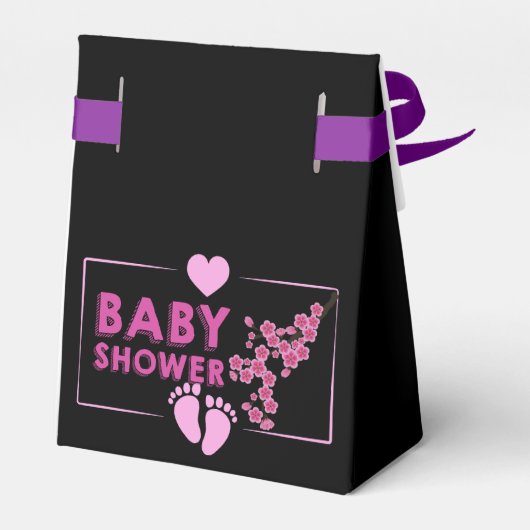 Cute Baby shower Bedankdoosjes (Achterkant)