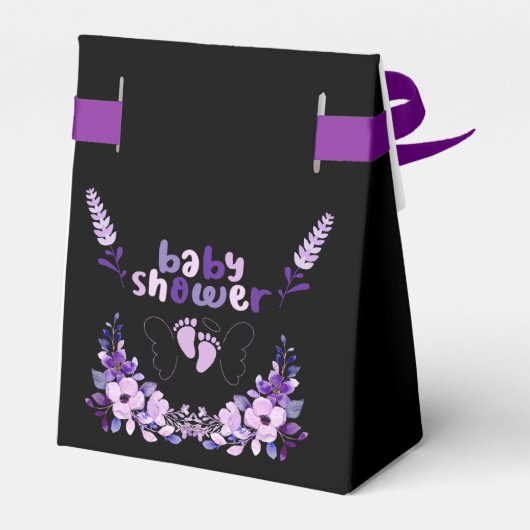 Cute Baby shower Bedankdoosjes (Achterkant)