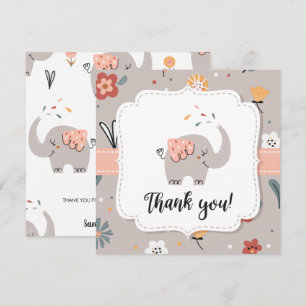 Cute Baby shower bedankt Briefkaart