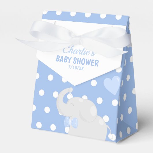 Cute Baby shower Boy Bedankdoosjes (Voorkant Zijde)