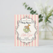 Cute Baby shower Briefkaart (Staand voorkant)