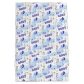 Cute Baby Shower Gift Bag Medium Cadeauzakje (Achterkant)