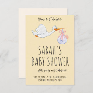 Cute Baby shower Invitation Cards Kaart