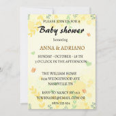 Cute Baby Shower Invitation – Gender Neutral” Feestdagenkaart (Voorkant)