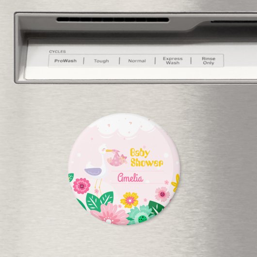 Cute Baby shower Magneet (Insitu (Vaatwasser))