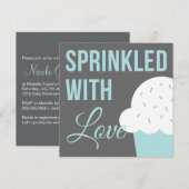 Cute Baby shower | Met liefde besproeid Kaart (Voorkant / Achterkant)