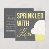 Cute Baby shower | Met liefde besproeid Kaart (Voorkant / Achterkant)