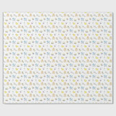 Cute baby shower patroon cadeaupapier (Vlak)