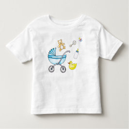 Cute baby shower patroon kinder shirts